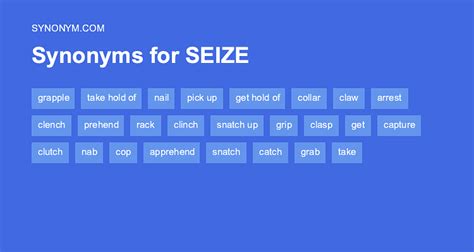 antonyms for seize